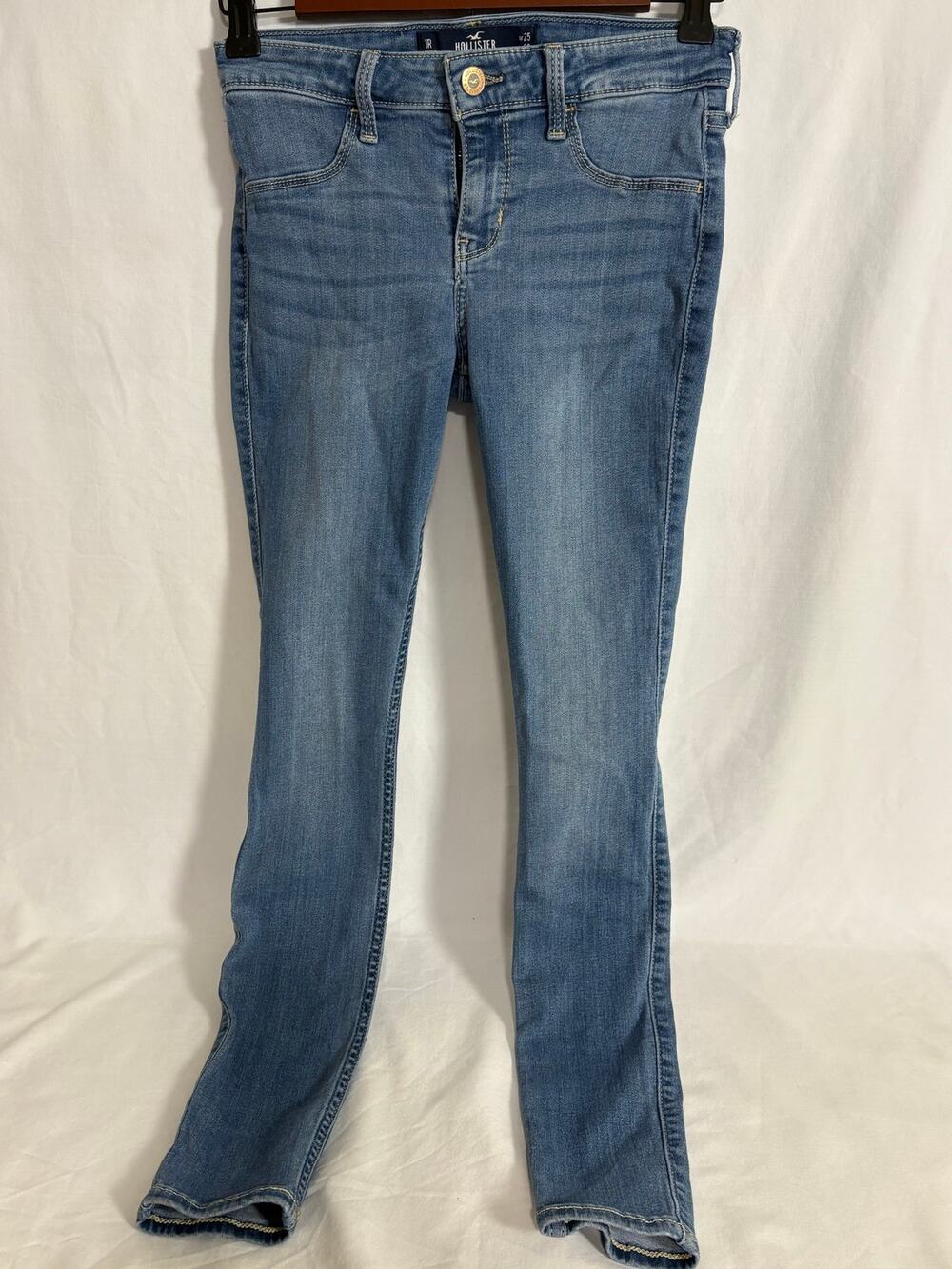 Hollister Low Rise Jean Leggings W25 L28 Blue Stretch